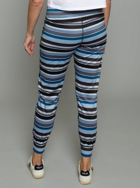 The Jogger - Black Stripe / Black